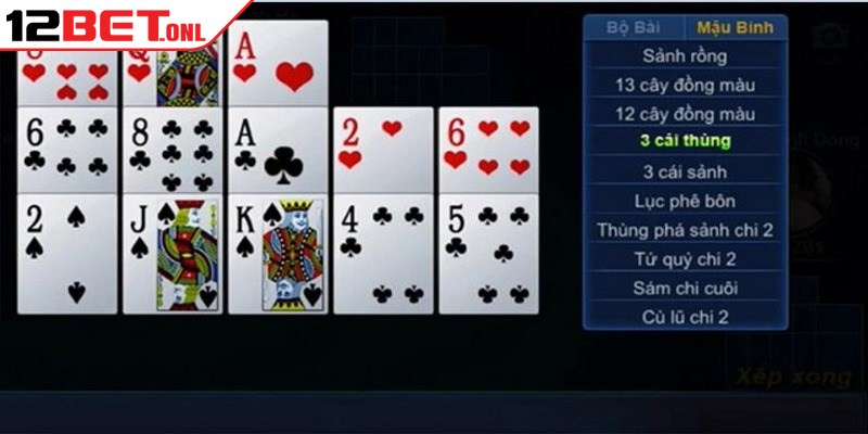 Kỹ năng quan trọng là biết phân tích bài trên tay và xếp các chi hợp lý